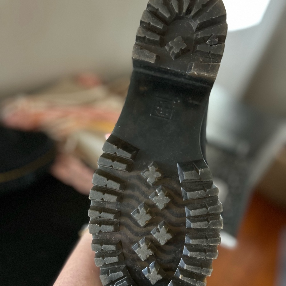 Dr. Martens Black Platform Chelsea Boots - Picture 2 of 3